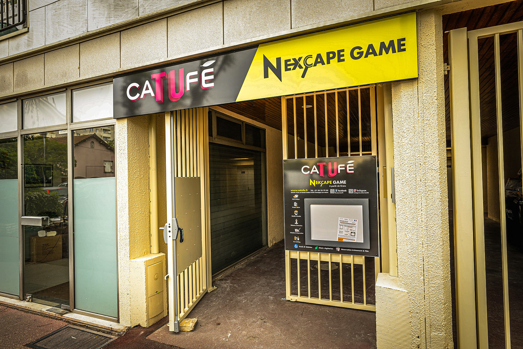 entrée nexcape game salon de thé Champigny sur Marne